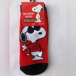 Peanuts no show socks Joe Cool